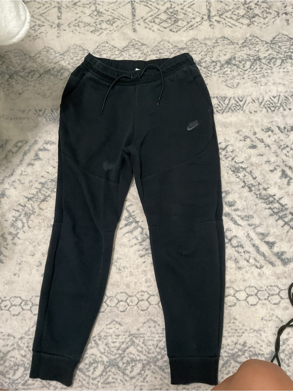 Nike Black Kids' Jogger Sweatpants with Drawstring